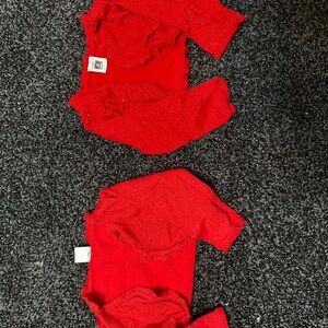 9M Red Long Sleeve Cardigan